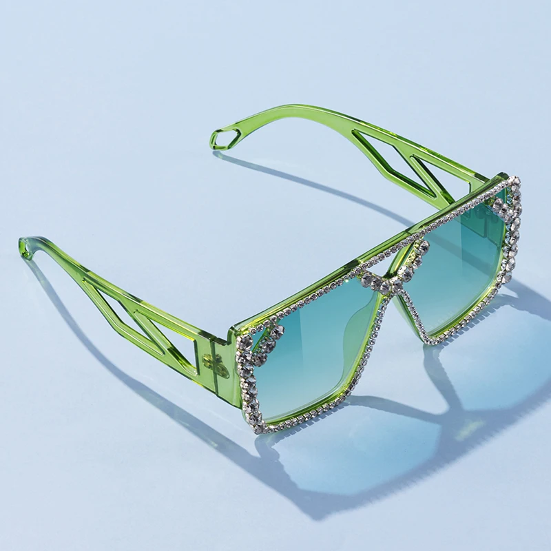 

2021 luxury sunglasses for women hot brand designer millionaire oversized square sunglasses