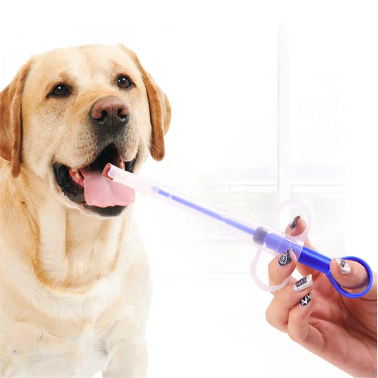 

Leak-proof dog cat medicine dispenser PP pills capsule tablet pusher pet feeding injection needle pet dog feeder