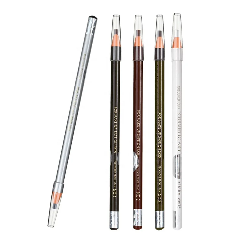 

Natural Long Lasting Microblading Permanent Waterproof 5 Colors Makeup Eyebrow Pencil, 6 colors