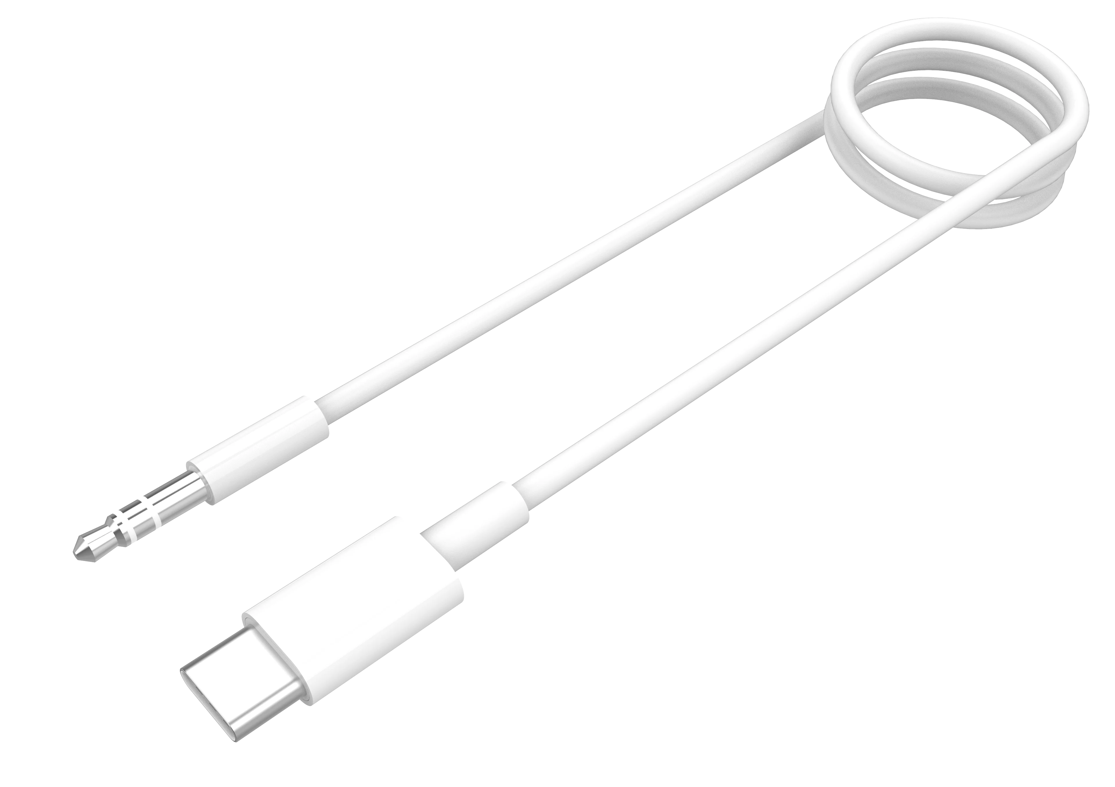 1m Usbc To 3.5mm Audio Cable 3.5 Jack Aux Cable For Car Stereo Speaker