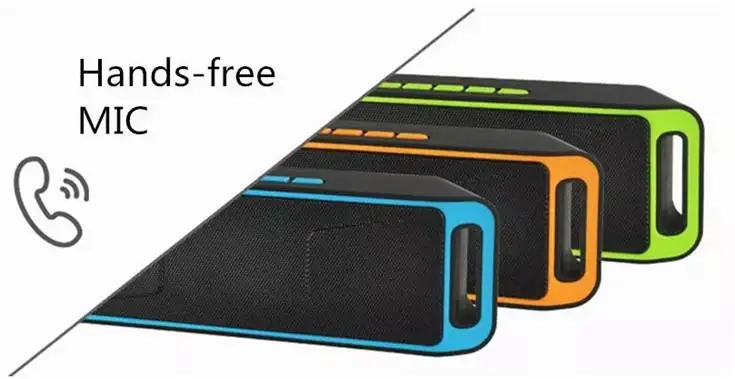 trending products amazon mini Wireless Speaker professional bass blue tooth speaker SC208 - ANKUX.COM