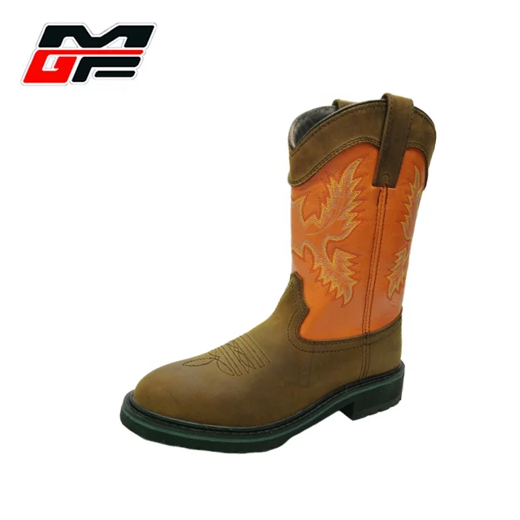 

Direct factory manufacture fashion cemented construction men's pvc rigger boots