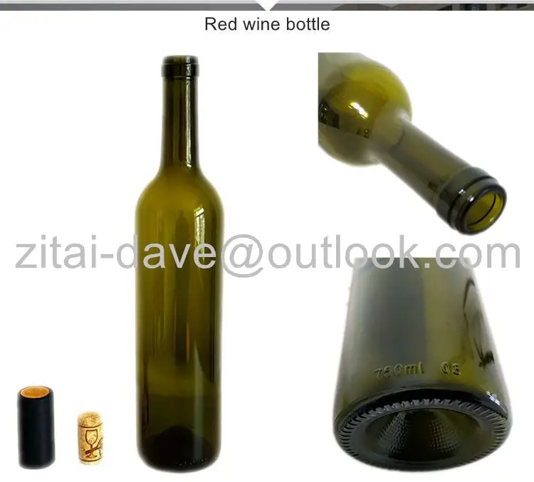 300ml 500ml Thin ice wine bottle liqueur clear cylinder shape glass bottles Round Shape 750ML Green Bordeaux Glass Wine Bottle 750ml glass burgundy wine bottle