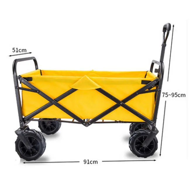 Easy Camping Portable Wagon Heavy Duty Collapsible Outdoor Garden Easy Camping Portable Wagon Heavy Duty
