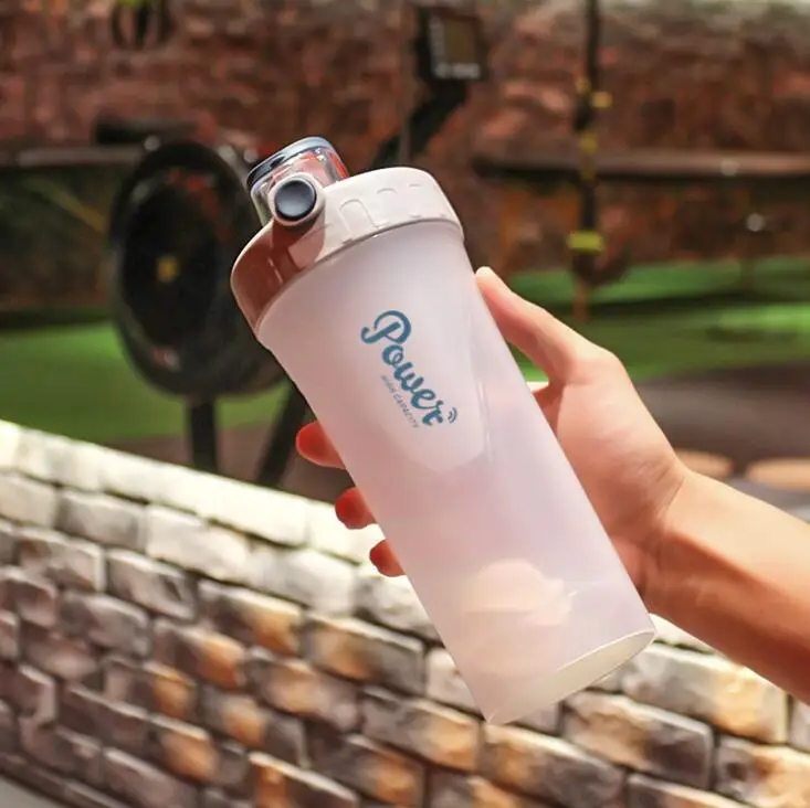 

Portable 700ml BPA Free Plastic Water Bottle Sport GYM Protein Shaker Bottles Cup with Custom Logo