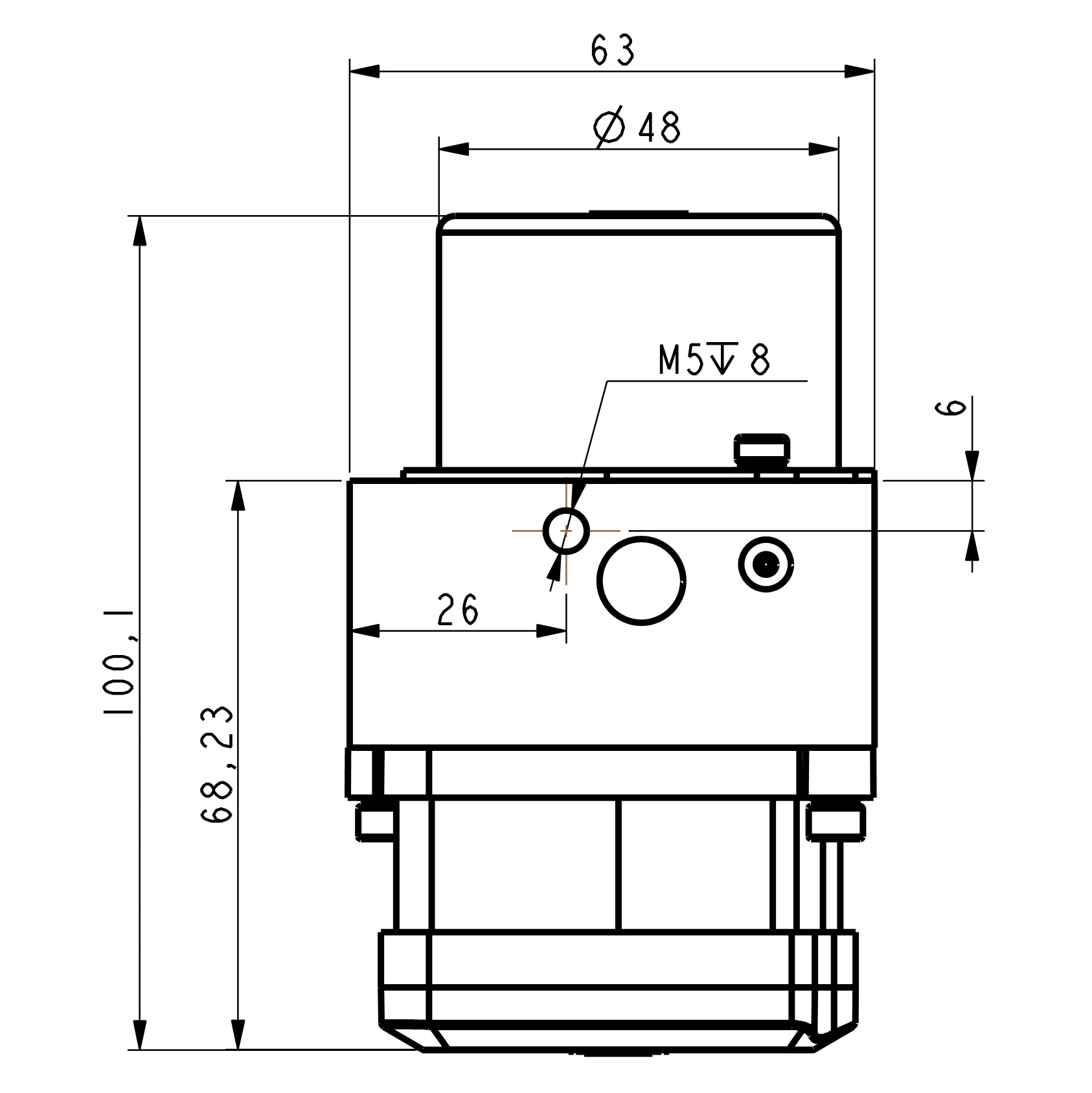 2 Wheeled Motorcycle Abs 10mm Antilocked Braking System Abs Brake Pump