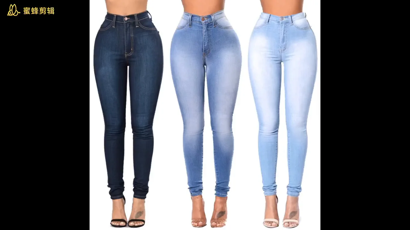 Slim Jeans For Women Skinny High Waist Jeans Women Blue Denim Pencil ...