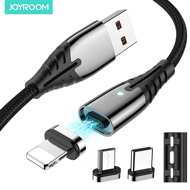 JOYROOM Mobile Phone multi charger android magnetic usb cable 3 in 1