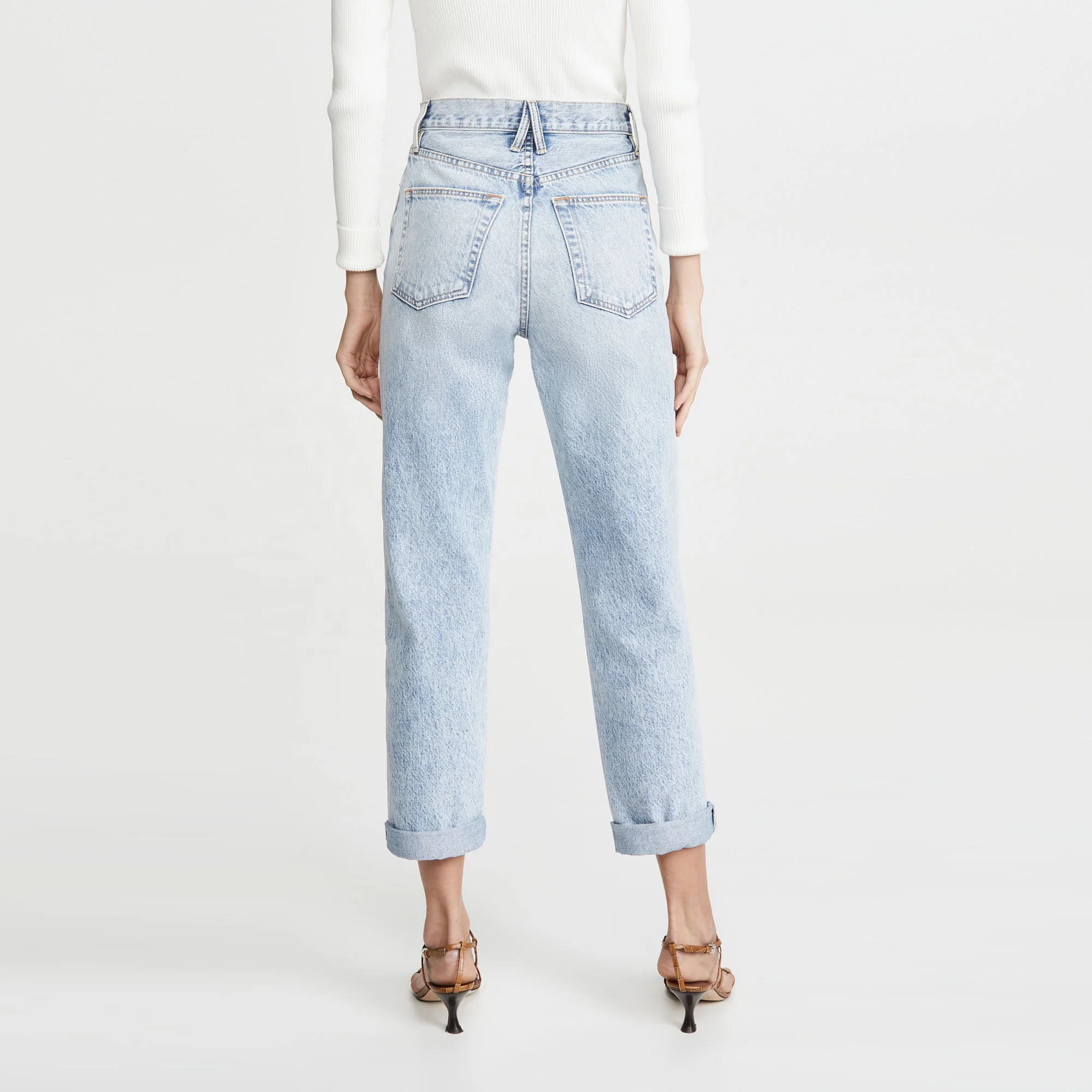Luz Azul De Corte Recto De Talle Alto Vintage Mom Jeans,Vaqueros De Mujeres  Oem Pantalones De Mezclilla - Buy Vintage Jeans Azul Jeans Alta Cintura  Jeans Damas Jeans Product on Alibaba.com