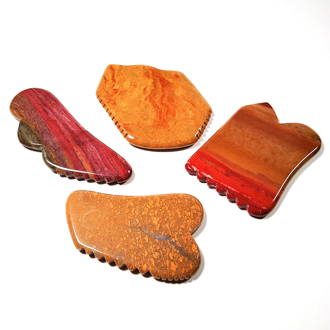 

Arrival Item Gua Sha Stone Mookaite Jasper stone Gua Sha Scraping Massage Tool For Back Body Massage