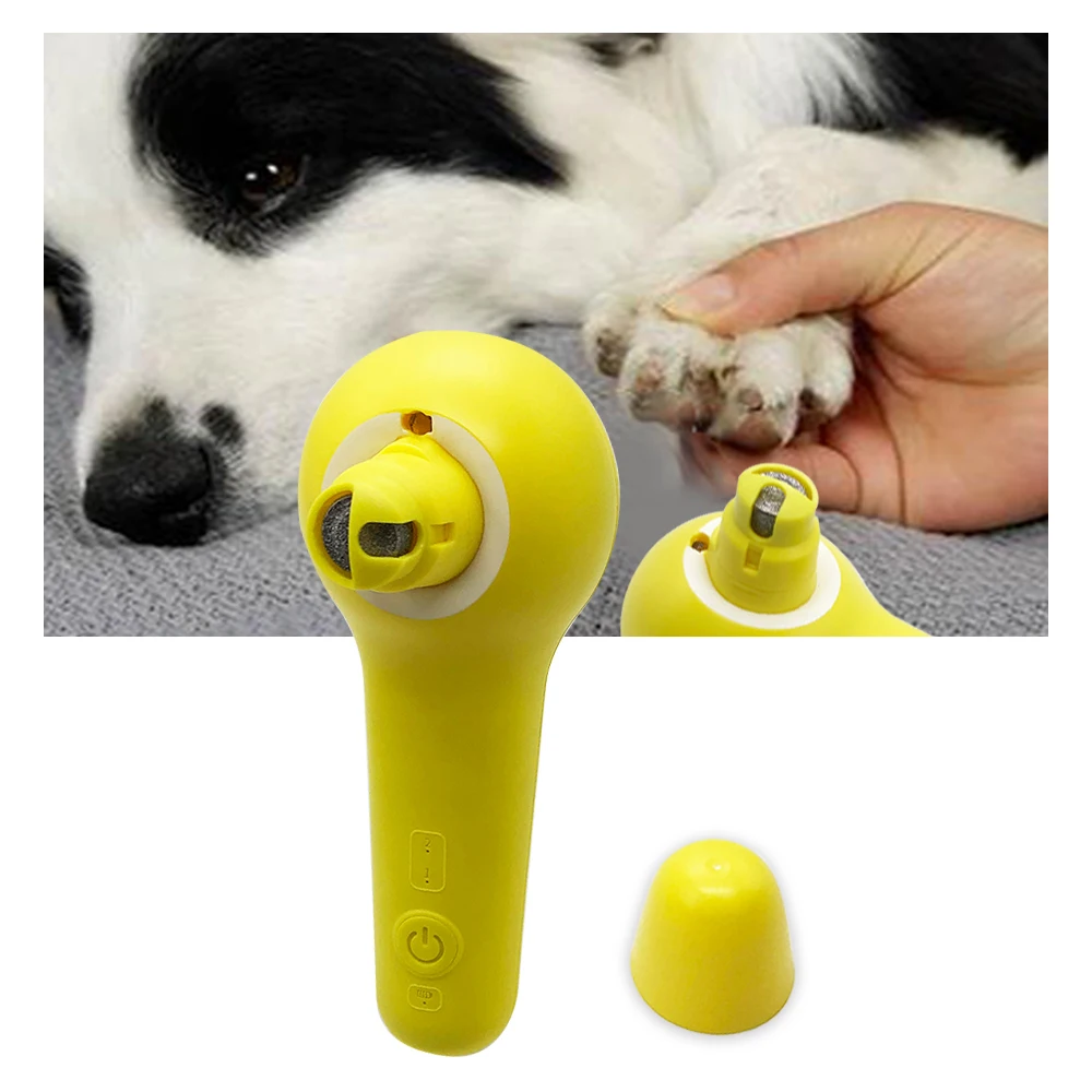 

Pet Product 2021 Electric Nail Grinder Upgraded 2-Speed Electric Dog Other Pet Products Nail Trimmer Painless Paws