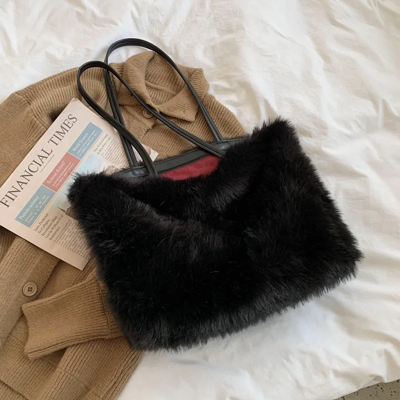 

ST-0076 Leisure Female Maomao Bag Contracted Joker One Shoulder Tote Atmosphere Cute Women Bags Handbag For Ladies, Multi color