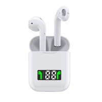 

amazon hot selling mini i 99 Stereo earbuds bluetooth wireless LCD display hifi sound fast auto pair wireless charging tws i99