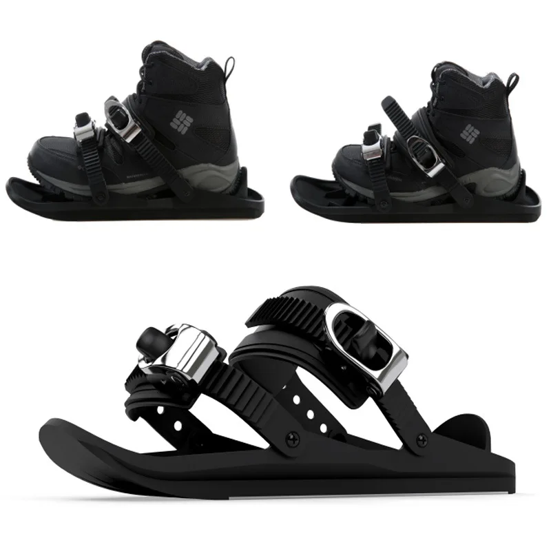 

Amazon Ebay Popular ,Outdoor Skiing Winter Sports Equipment Snow Shoes Ski Skate,mini ski skates snowboard, Black