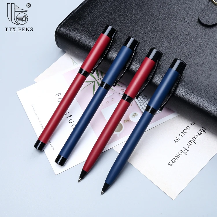 

luxury twist metal ball point pen with custom logo, Customized