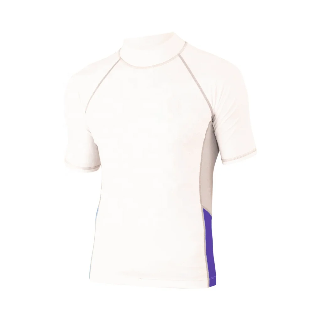 camiseta licra blanca mujer
