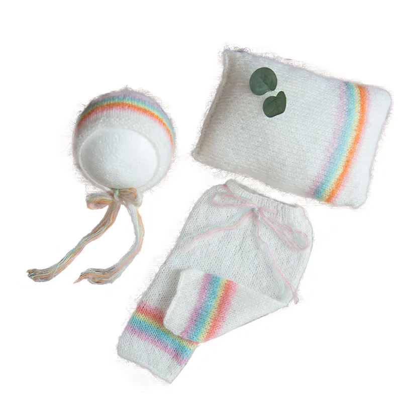 

Baby Newborn Hand Knitting Photography Props Set