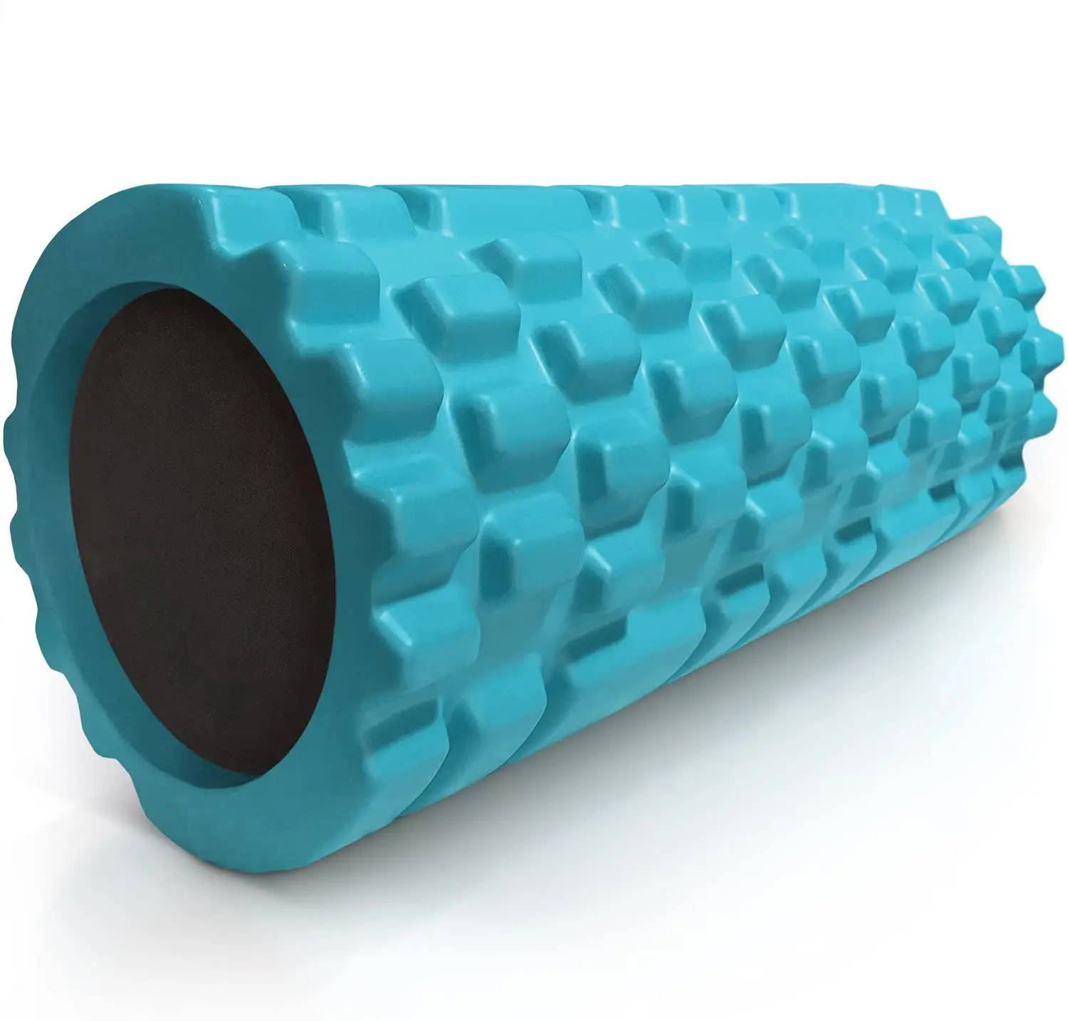 

Yoga Column Gym Fitness Foam Roller Pilates Yoga Exercise Back Muscle Massage Roller Soft Yoga Block Muscle Roller, Black