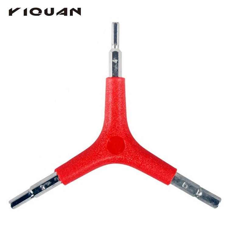 

New arrival durable multifunction bicycle repair tool bike torque wrench Y-wrench trigeminal hexagonal wrench