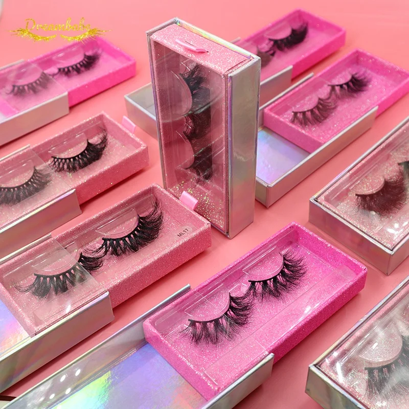 

New Arrival 3D mink eyelashes 25mm 16 Mm 3D Mink Eyelashes Lashes eyelashes, Black