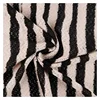 Latest design different design elegant italian style stripe hacci poly knit fabric