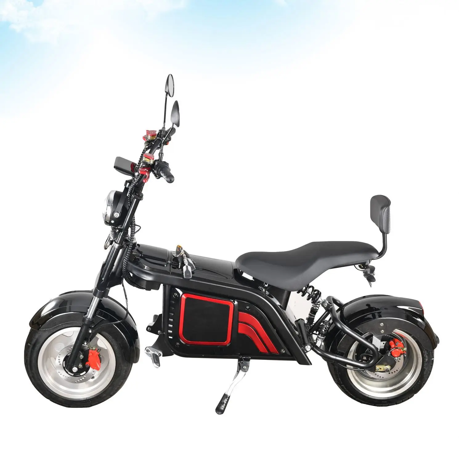 

2022 New EEC COC 60V 3000W 2000W 30Ah 2 Wheels Fat Tire Citycoco Electric Scooter
