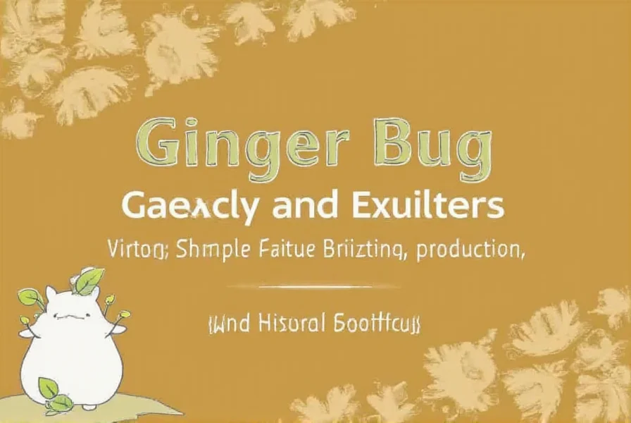 Healthy ginger bug starter showing active fermentation bubbles