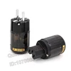 P-017 Rhodium Plated Power Plug P004E +C004 C004 IEC Power Connector Speaker Amplifier Vacuum Amplifier Power Plug Connector