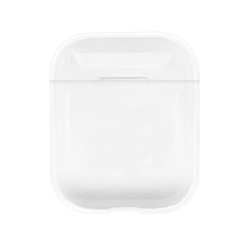 

Transparent clear hard PC case Cover Bag for Apple AirPods 1/2 Wireless Earphone