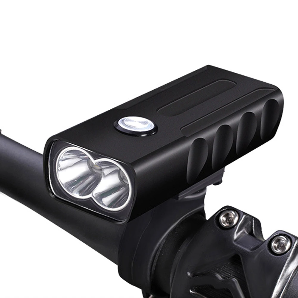 

Amazon New Hot Selling Outdoor Night Riding Bike Accessories High Waterproof USB Rechargeable LED Front Bicycle Light, Black