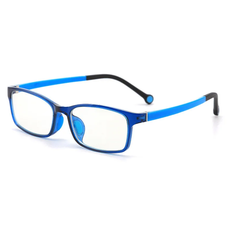

Rectangle flexibility TPEE EMS kids Jungen lumiere bleu lunettes anti lumiere bleue children blue light blocking glasses