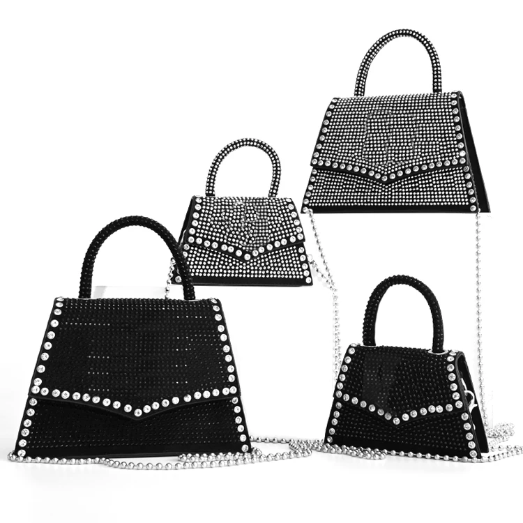 

2021 designer bag handbags women famous brands handbags luxury mommy and me hand bags, Black/silver