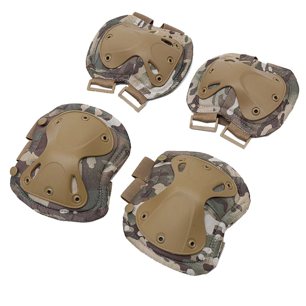 

Funfishing Manufacture Custom Camouflage Army Elbow And Knee Pads Airsoft Paintball Knee Pads