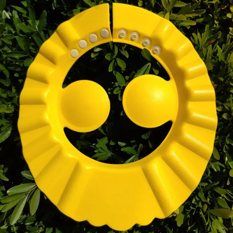 

Great quality EVA head protector silicone shower caps bathing wash hat baby silicone shower cap