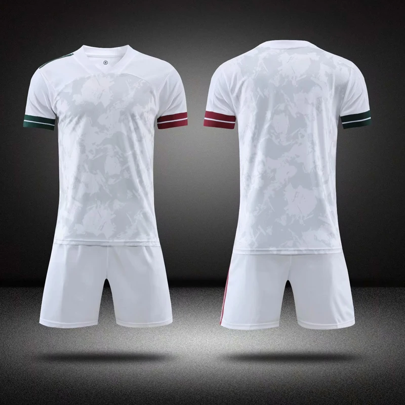 

Premium Quality Plain Soccer Jersey Set Adult Men Ports Football Jersey Uniform