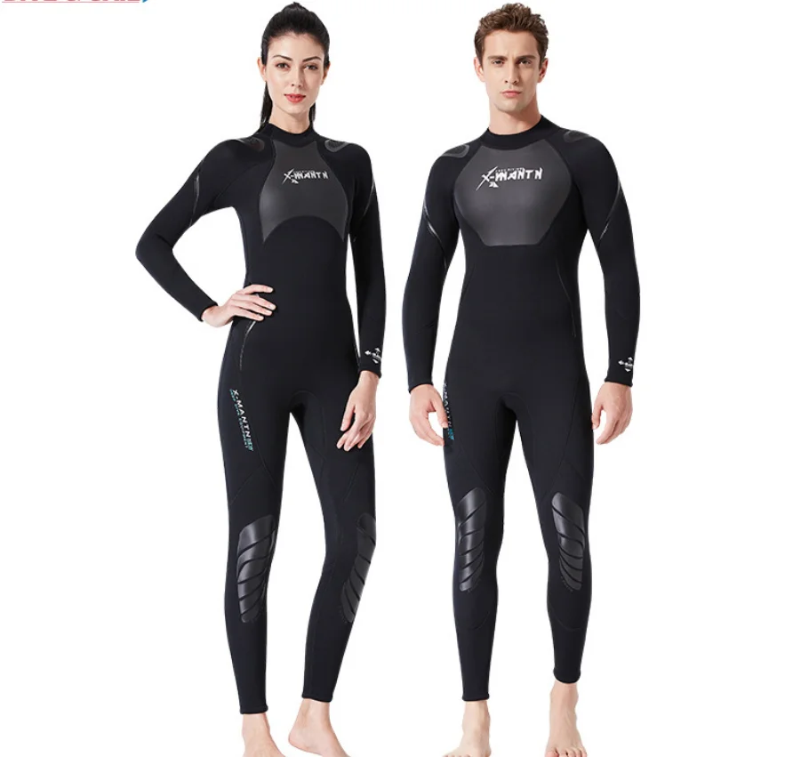 

Men's and Women's 3mm Diving Suit Neoprene with Super Stretch Perfect for Surfing Diving Snorkeling All Water Sports, Black