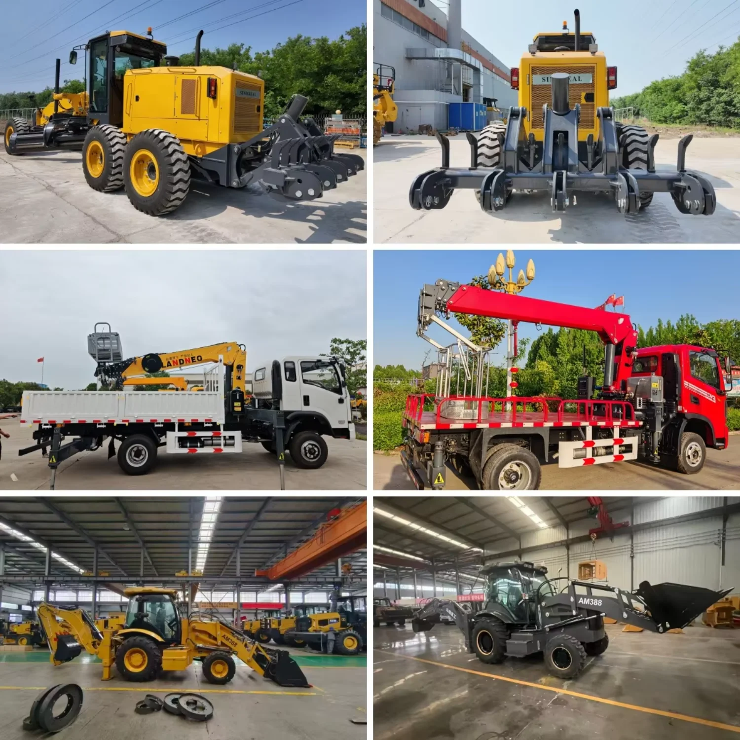 ST-21 Wheel Motor Grader Road Construction Ground Leveling Machinery with Customized Color