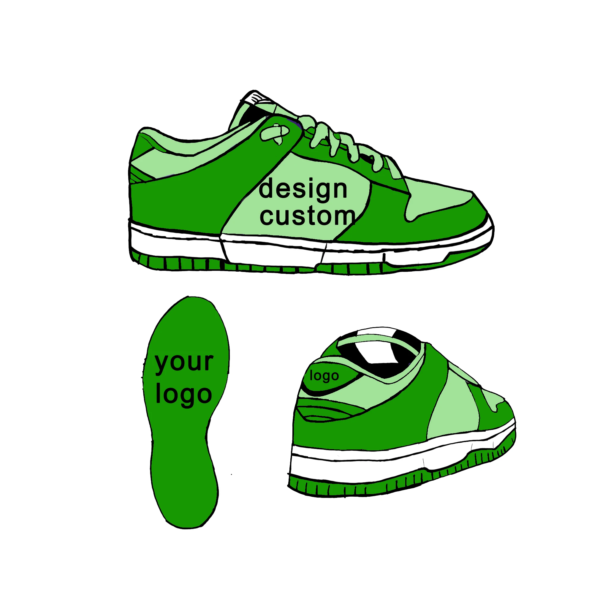 

Customized Casual Breathable Factory Direct Sales Durable Sport Shoes For Men, All color availabled