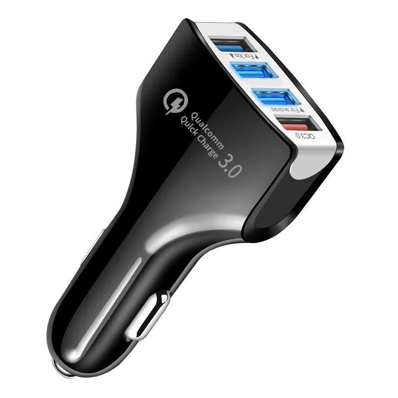

MONFONK usb car charger fast charging 3.0 quick charge phone car chargers 4 port usb car charger