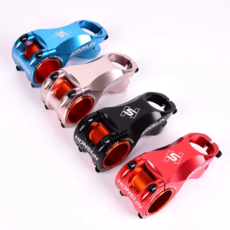 

Bicycle Stem 31.8mm 35mm Al-alloy CNC Ultralight MTB Mountain Bike Handlebar Stem DH/AM/XC -17degrees Bicycle Parts 5 Colors, Black / red / green / silver/rainbow