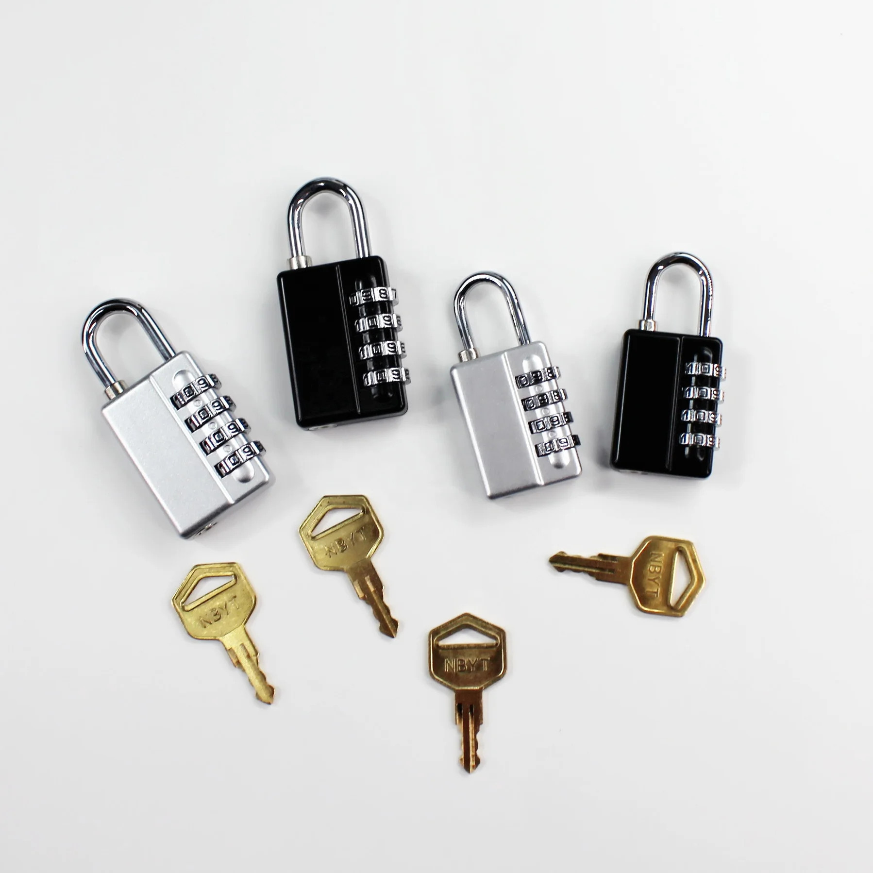 

EASETRIP Good Price Best Password Lock Travel Safety Padlocks 4 Digit Combination Padlock with Key, Zinc alloy