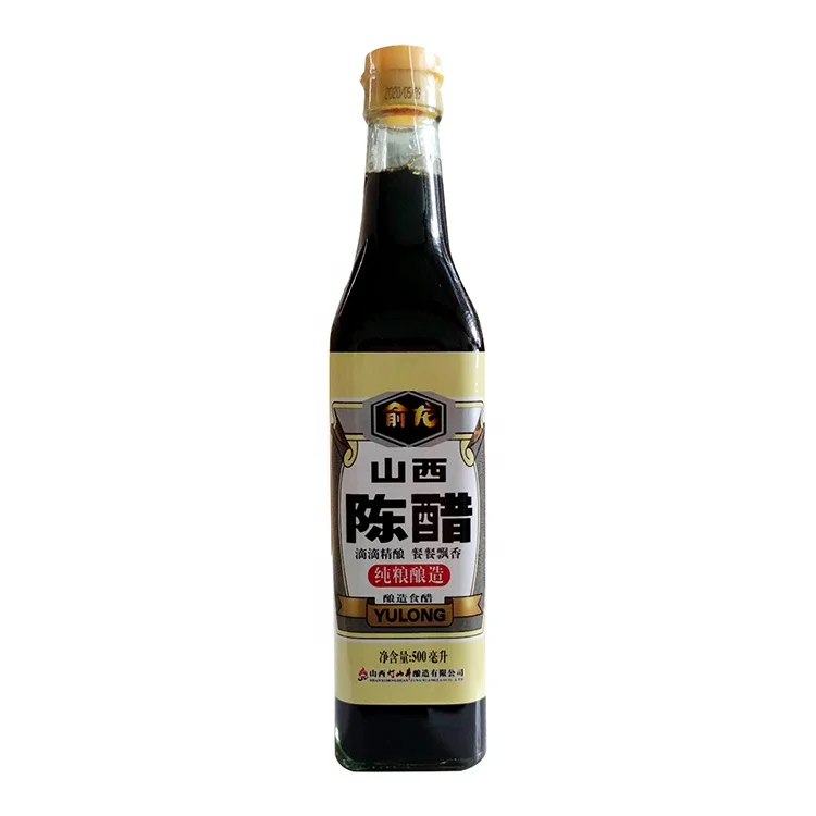 
New Professional Dark Black Liquid Mature Vinegar Brew 500ml For Cooking 