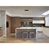 Charming circular shape design modern kitchen design fancy surface kitchen