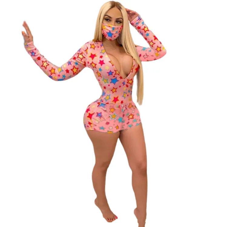 

jumpsuit wholesale jumpsuit for women autumn fall new shorts rompers long sleeved one piece play suit clothing