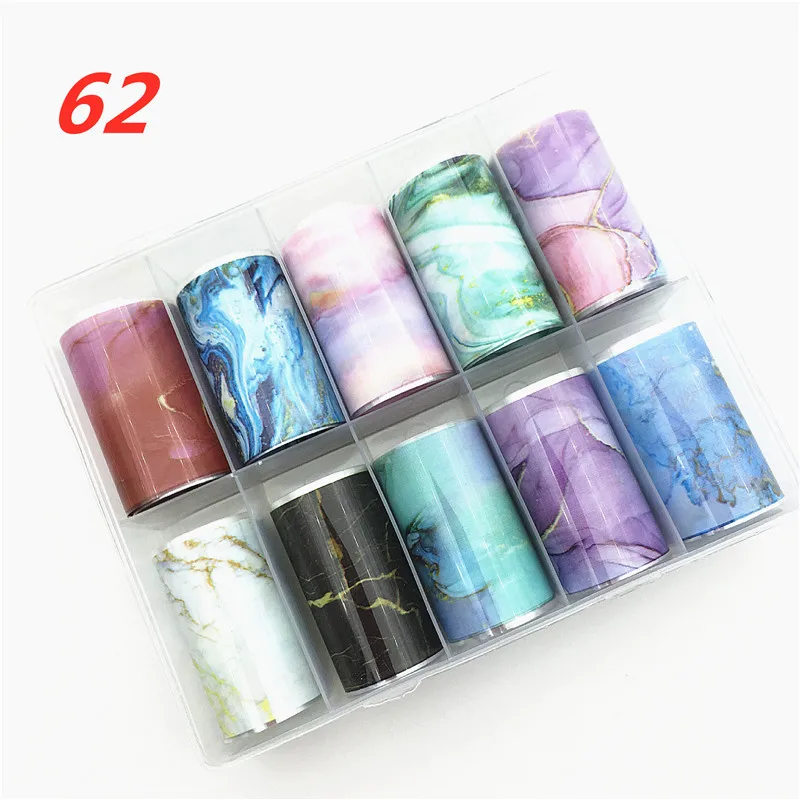 

2020 factory new transfer foil Nail foil for nail art sticker for the nail art decoration 62