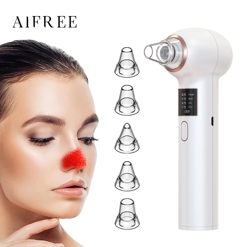 

2022 Blackhead Remover Vacuum Acne Pimp Tool Face Clean Removal Cleaning Device Suction Pore Cleaner