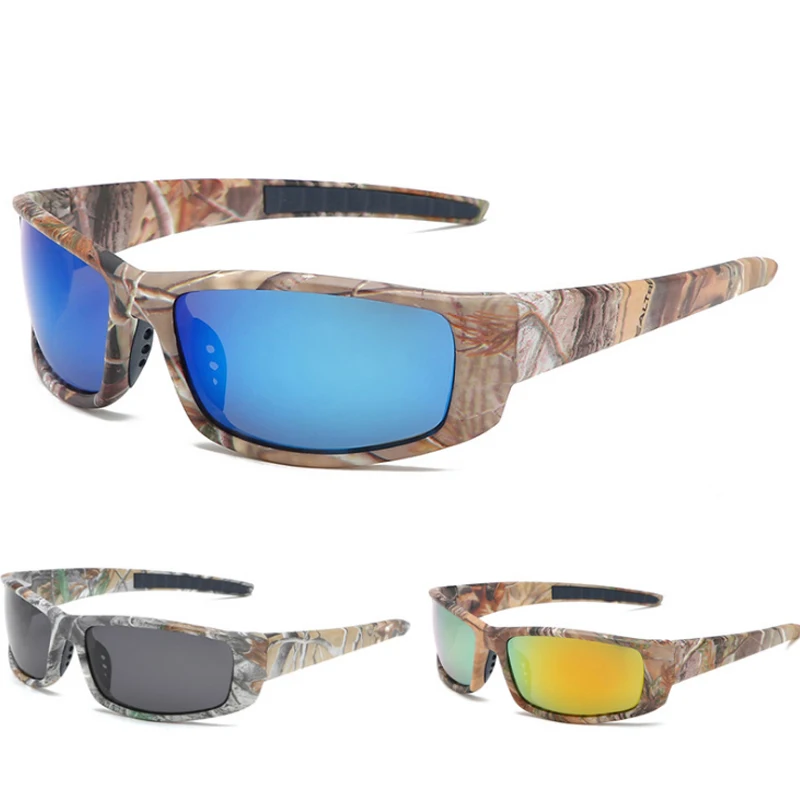 

Popular Outdoor Sports Unisex Camouflage Delicate Square Polarized Fishing Sunglasses, Custom colors