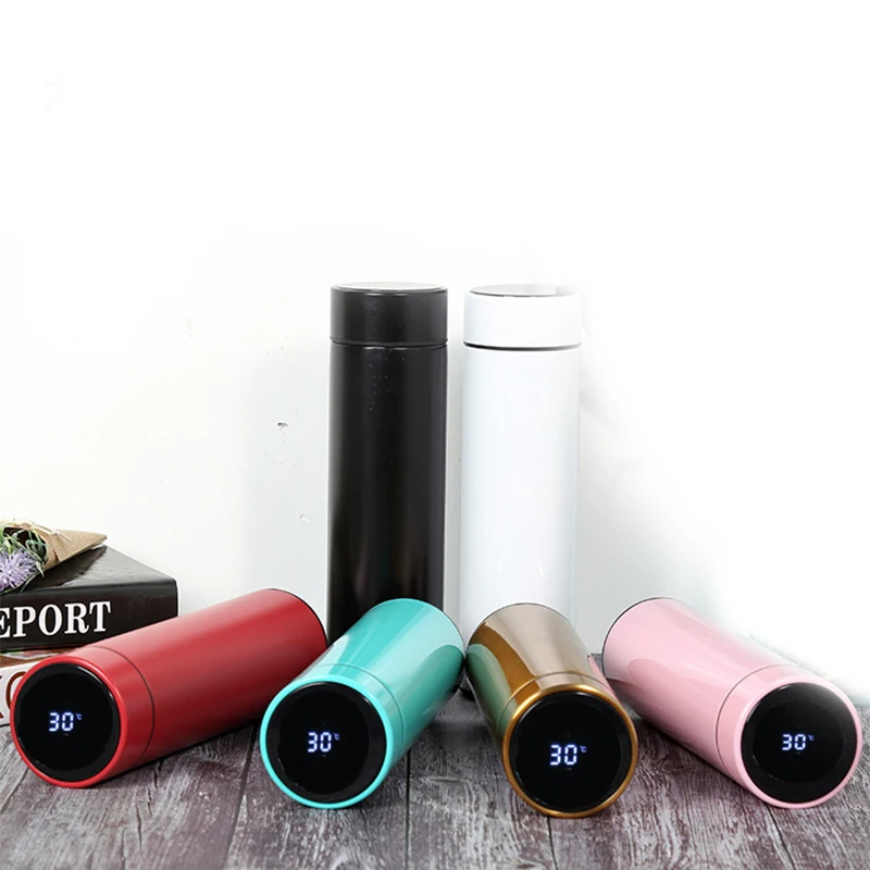 Bpa Free Stainless Steel Coffee Thermos Travel Mug Leak Proof Intelligent Temperature Display Vacuum Insulated Water Bottle Buy Keep Cold Warm Water Bottle Tumbler Leak Proof Bottle Product On Alibaba Com