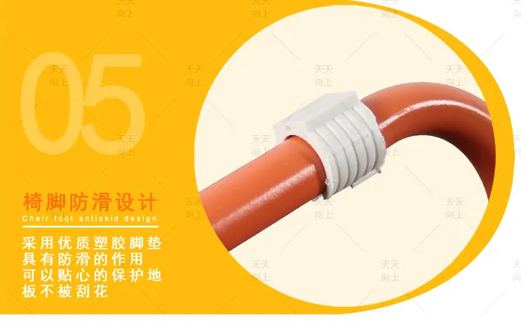 New Style Kids School Chair Plastic Nursery School Chair for Kindergarten Nursing Home Chairs with Steel Frame Wholesale Supplie