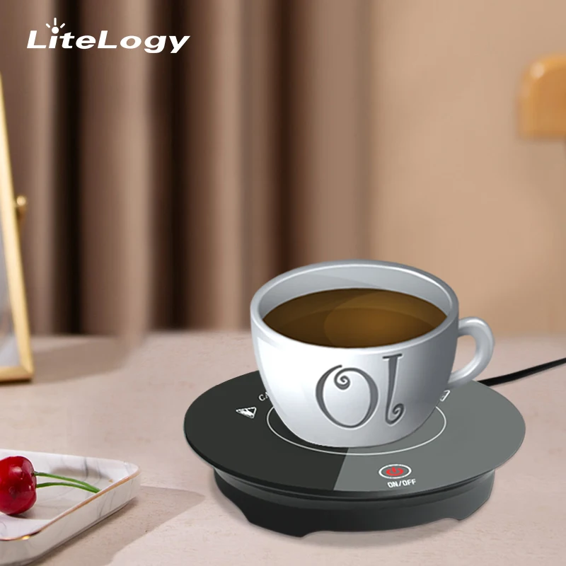 

Litelogy Amazon Portable Electric Cup Mug Heater Milk Coffee Warmer Coaster